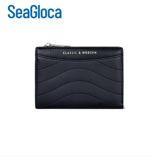 Seagloca New Women's Short Wallet Lady Zip Purse With Card Holder No.352