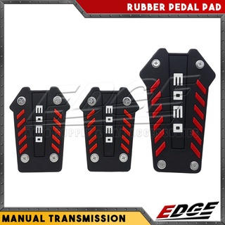 Pedal Pad - MOMO - Manual Transmission - Red - Universal - Rubber // cover for MT M/T edge clutch no