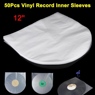 vinyl records◑GY 50Pcs 12Inch Antistatic Plastic Cover Inner Sleeves Bag for LP Music Vinyl Record