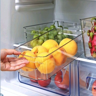 Refrigerator Clear Plastic Food Organizer