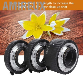 Amireux Meike Auto Focusing Macro Extension Lens Tube 12mm+20mm+36mm for Nikon F Mount DSLR