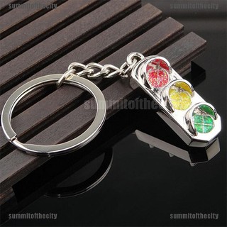 [YSUM] New Mini Traffic Light Car Key Ring Chain Classic 3D Keyfob Keychain Gift RUY (3)