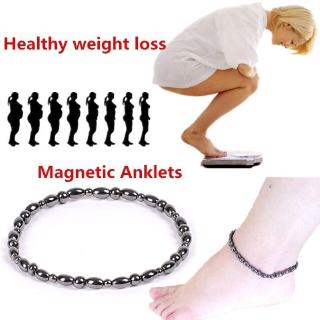 Magnetic Anklet Women Men Weight Loss Slimming Health Stone Natural Hematite Arthritis Pain Relief Anklets