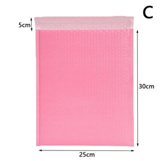 25x30cm Pink Bubble Mailer Padded Packaging Envelope