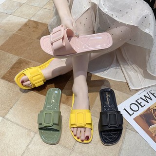 inxxx Korean fashion womens flat sandals slippers