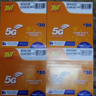 insTNT 5G READY TRIPLE CUT LTE BRANDNEW SIM NEVER USED IN ANY APPS FRESH AND SEALED