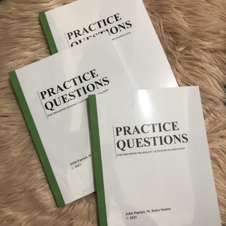 PRACTICE QUESTIONS (FOR PHARMACY LICENSURE EXAMINATION)