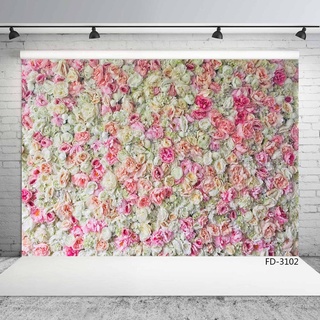 Blossom Rose Flowers Wedding Wall Photo Background Photophone Newborn Photography Backdrops Props