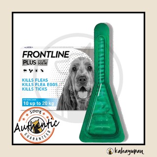 Frontline Plus Single Pipette Anti Tick and Flea Spot Treatment for 10-20kg Dogs
