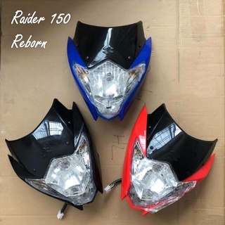[Headlight] Suzuki Raider 150 Reborn Headlight Full face Assy Set