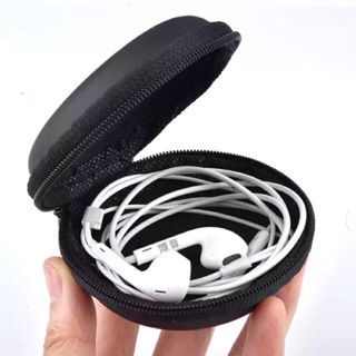 Bag headset keychain pouch storage organizer black