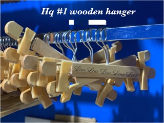 4 Pieces Class A Wooden Hangers (8)