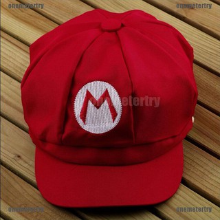 【metertry】1PCS Super Mario Bros Hat Mario Luigi Cap Cosplay Sport We