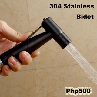 Black bidet spray single cold stainless steel 304 (1)