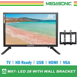 MEGASONIC 26 Inch Screen Full HD with Wall Bracket M97-LED28