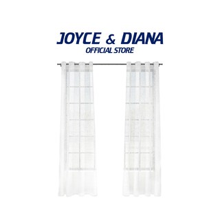 Joyce & Diana 1Pc Plain Sheer Curtain With Grommet Rings