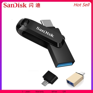 Big Sales ! SanDisk USB Flash Drive OTG USB 3.1 Type-C 32GB 64GB up to 150MB/s Pendrive 128GB Pen Drive 256GB for cellphone tablet PC SDDDC3