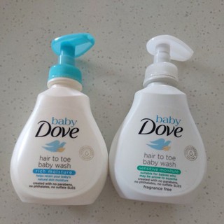 Baby Dove Hair to Toe Baby Wash 200ml Rich Moisture Sensitive Moisture