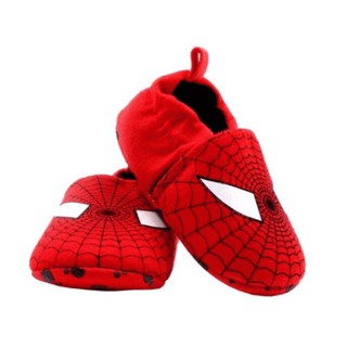 Baby Shoes Spiderman Superhero Kids Infant Newborn Boy Non Slip Anti Skid Sole Red Black White Color