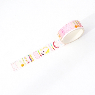 Cartoon Decoration Sticker Tape Washi Tape D IY and Paper Japanese Paper hand Account Material Stationery / (8)