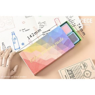 16 colors korean pastel stamp pad SPS43