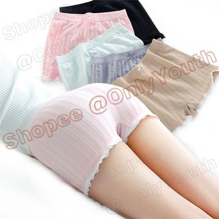 ladies shorts ✼OnlyYouth Ladies Lace Pure Cotton Safety Cycling Shorts♘