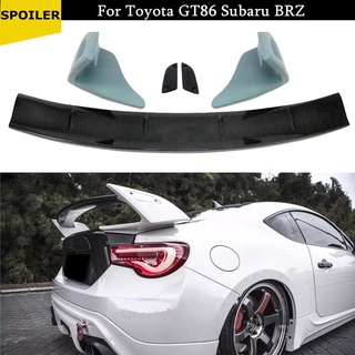 For GT86/ BRZ Spoilers For Toyota GT86 Subaru BRZ Carbon Fiber + FRP Trunk Spoiler high quality Spor