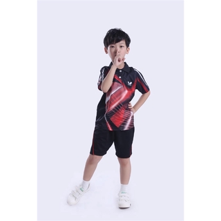Boy's Badminton T-shirt Kid's Badminton Top Children Table Tennis Jersey CuLj