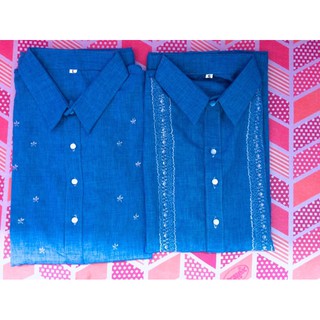 Polo Barong ROYAL-BLUE ShortSleeve