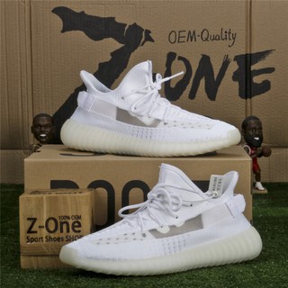 ❂☏❦Adidas YEEZY BOOST 350 Running Shoes for men women unisex shoes White/Hollow