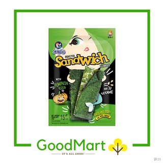♦♗Seleco Seaweed Sandwich w/ Pumpkin Seed and Sesame 15g1