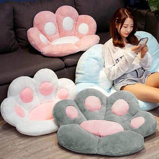 ✲✘₪Kawaii Soft Paw Pillow Cute Cat Seat Cushion Stuffed Plush Sofa Indoor Floor Chair Home Decor Win