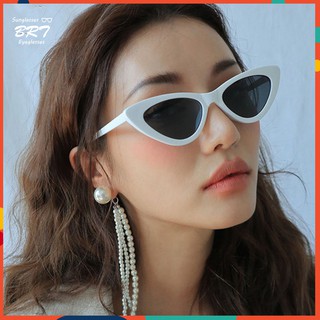 Hip-hop Small Cat Eye Sunglasses Women Eyeglasses with Retro Style Shades