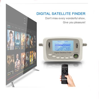 SF-500 Digital Satellite Finder Signal Meter Finder DVB-S DVB-S2 Satellite Dish Nqfy