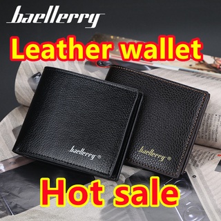 ⚡Flash Sale⚡Baellerry Men's Wallets Purse Leather Solid Luxury Wallet bag for men Sling bag for men