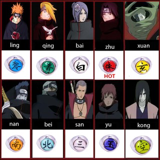 Naruto rings akatsuki ring Member's ITACHI sasuke pendants (1)