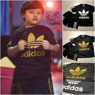 New Adidas T-shirt Terno for Kids Black (T-shirt & Short/Unisex)