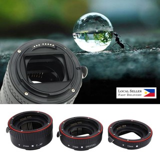 Metal Auto Focusing Macro Extension Lens Adapter Tube Rings for Canon DSLR