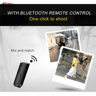 HW Rechargeable Bluetooth Remote Control Button Wireless Controller Self-Timer Camera Stick Shutter Release Phone Selfie for ios / Android