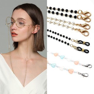 【Ready Stock】♧glassessunglasses✺∏Mask Lanyard Necklace Chain Pearl Eyeglasses Lanyards Neck Hanging
