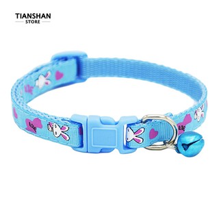 Cute Cartoon Rabbit Printed Quick Release Buckle Cat Puppy Dog Collar Necklace (5)