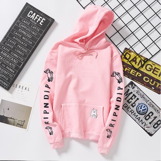 RIPNDIP Couple Clothes Lovers Women Men Long Sleever Letter Hoodies Coat Pullover Sweater Jackets (5)