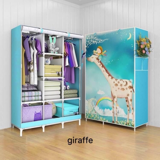 fashion 3D clothes storage wardrobe organize size 105*165*45cm (9)