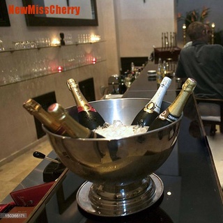 [NewMissCherry] Large capacity Stainless Steel Ice Bucket Bar Beer Cooler Wine Champagne Party