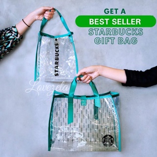 ORIGINAL Starbucks transparent tote bag SMALL/BIG