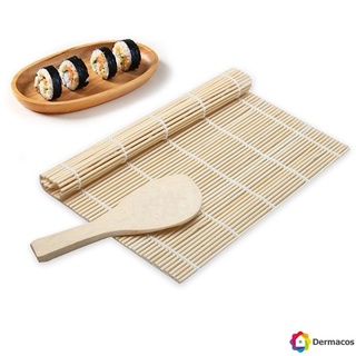 cooling mat☽ↂ【COD】 Bamboo Japaneses Sushi Mat Onigiri Rice Roller Rolling Maker Kitchen