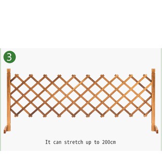 Finelife Solid Wood Garden Fence Foldable Modern Simple Mesh Fence (6)