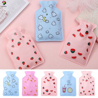MIOSHOP Korean Version Hand Warmer Portable Mini Hot Water Bottle Pearl Pattern Explosion Proof Small Fresh Water Injection
