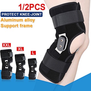 【Ready Stock】┅✤Adjustable Hinged Knee Pad Support Brace Sleeve Wrap Cap Stabilizer Sports Running Gy