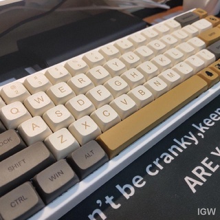 【IGW】❖❈Shimmer keycap mechanical keyboard pbt sublimation keycap Aiku 980 Kaiku 84 68 61 87 104 (1)